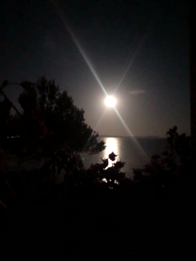 The moon over Ibiza